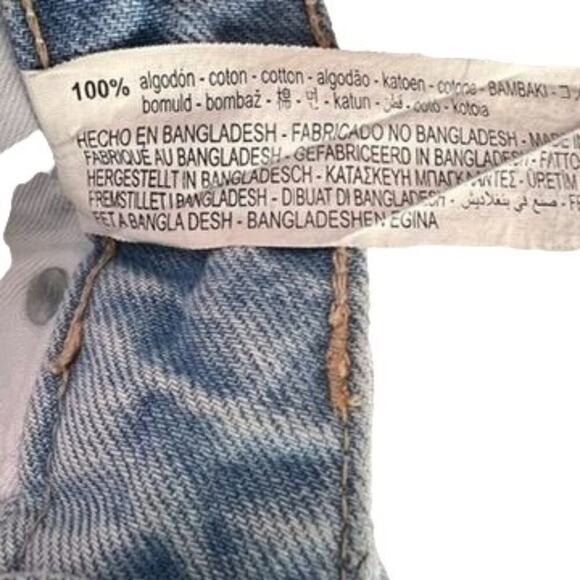 Zara High Rise Jeans Women's Size 10 Light Wash Blue Straight - Picture 9 of 13